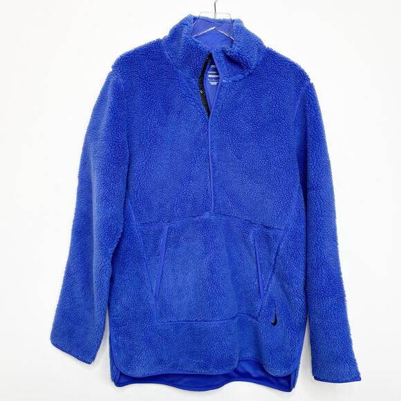 Nike Yoga Sherpa Pinnacle Half-Zip Sweatshirt in men's size small